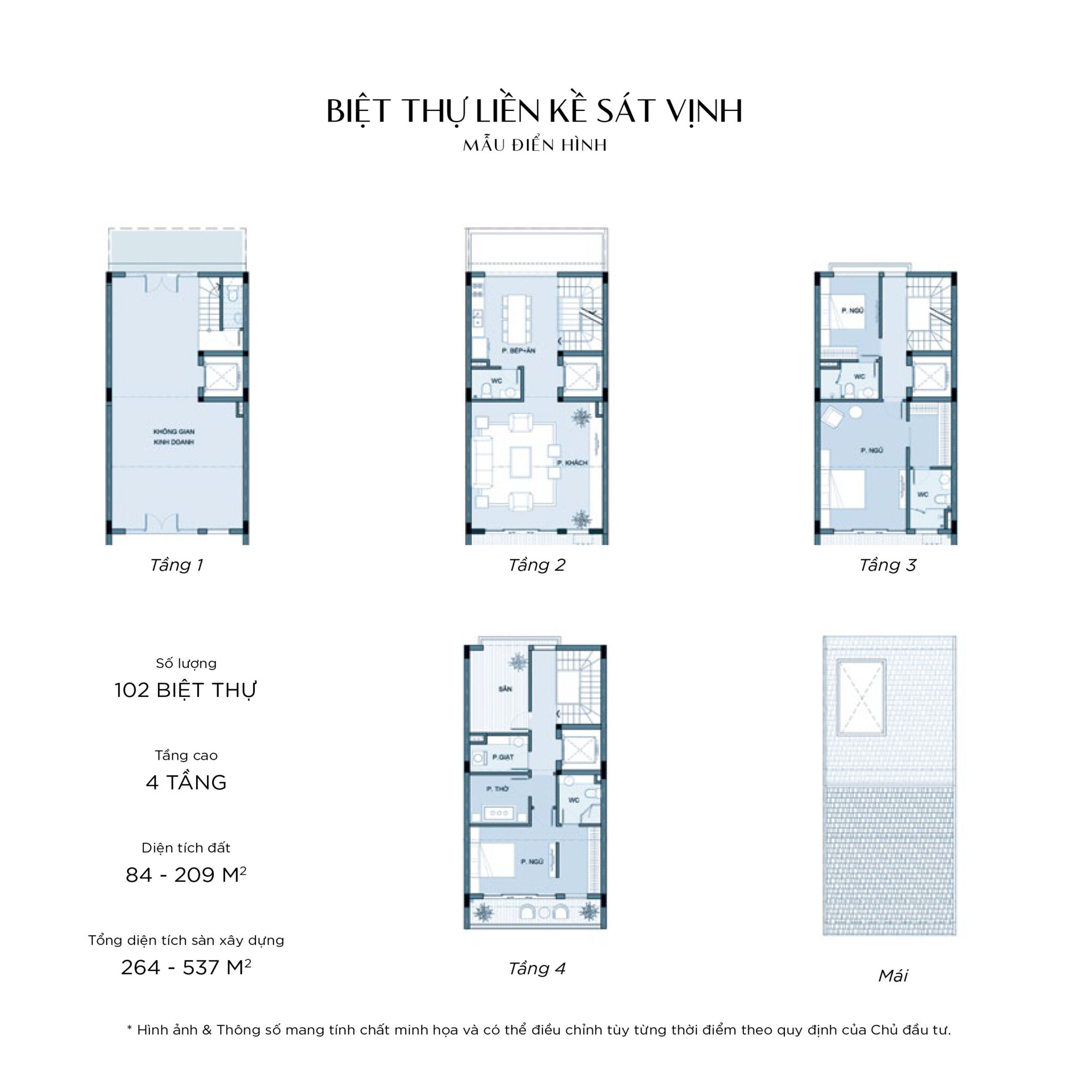 Thiết kế Biệt thự liền kề sát vịnh Horizon Hạ Long Bay